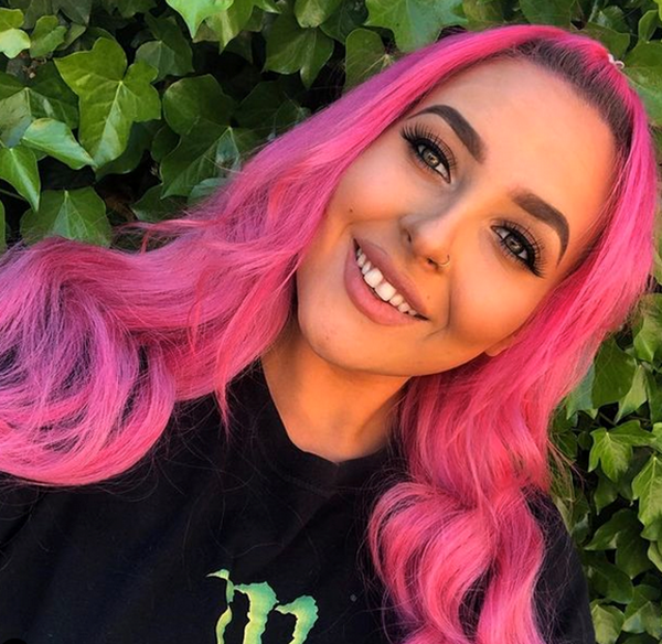 The Halo Pink Hair Extensions