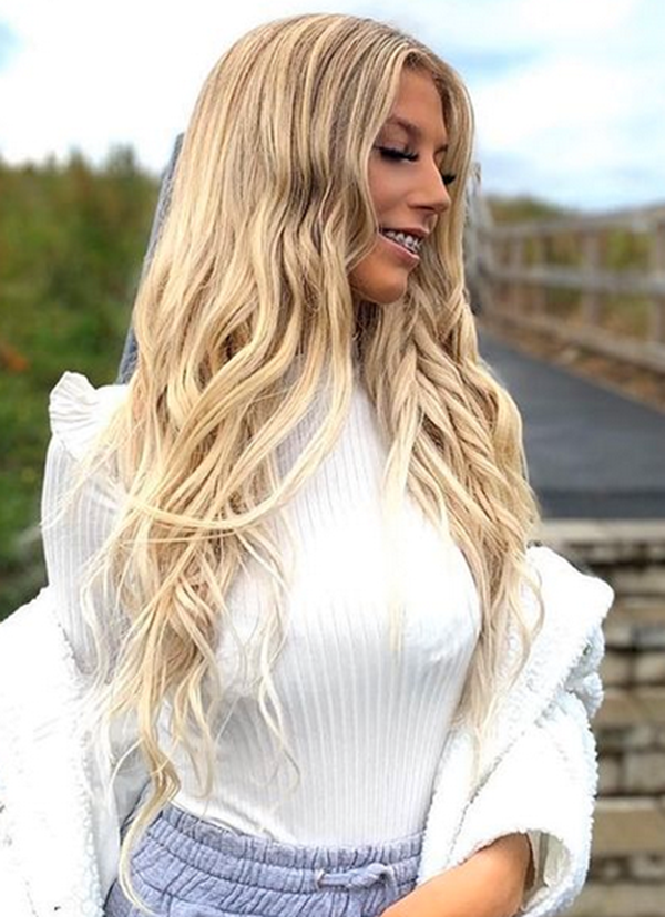 Full Head Clip-In Golden Blonde #24 Hair Extensions Full Head Clip-In Golden Blonde #24 Hair Extensions