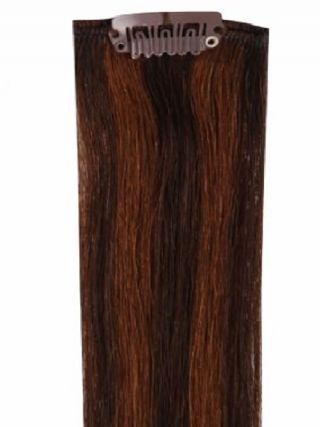 Deluxe Head Clip-In Mixed #2/4 Hair Extensions