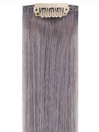 Full Head Clip-In Grey Hair Extensions