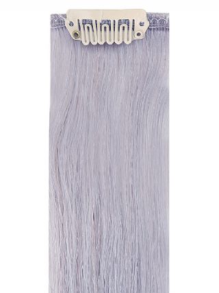 Full Head Clip-In Silver Hair Extensions