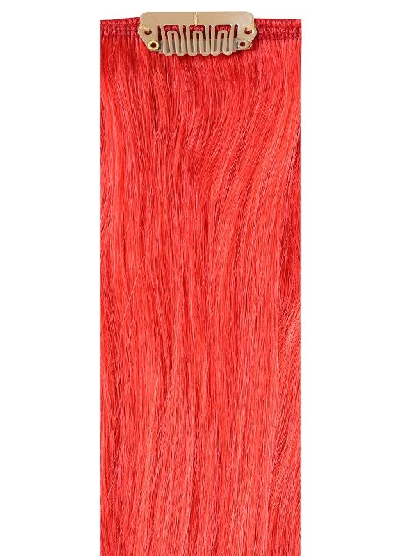 Deluxe Head Clip-In Red Hair Extensions