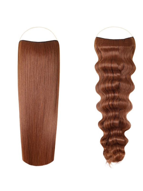 Duo Halo Bundle Straight & Wavy Honey Roast Chestnut #30MS