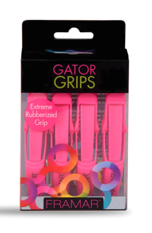 4 Gator Grip Clips (PINK)