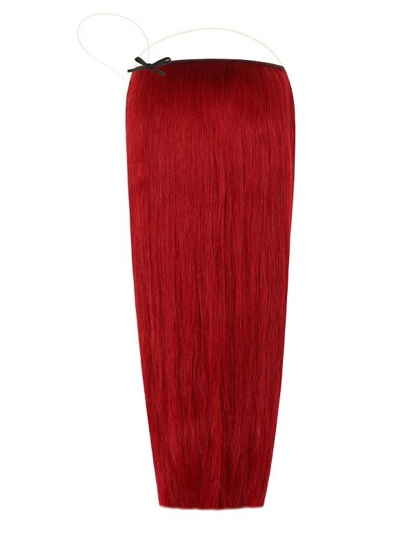 Deluxe Halo Vibrant Red #35 Hair Extensions