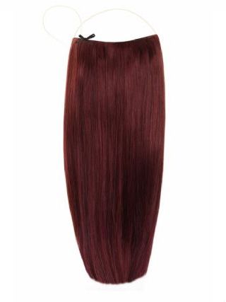 Deluxe Halo Plum #99J Hair Extensions