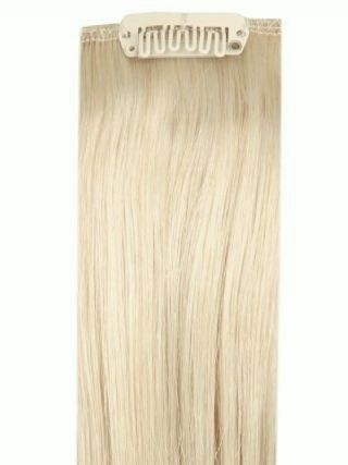 Full Head Clip-In Bleach Blonde #60 Hair Extensions