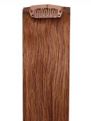 Full Head Clip-In Light Brown #6 Hair Extensions