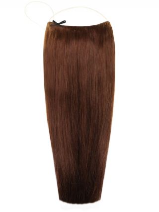 Deluxe Halo Chocolate Brown #4 Hair Extensions